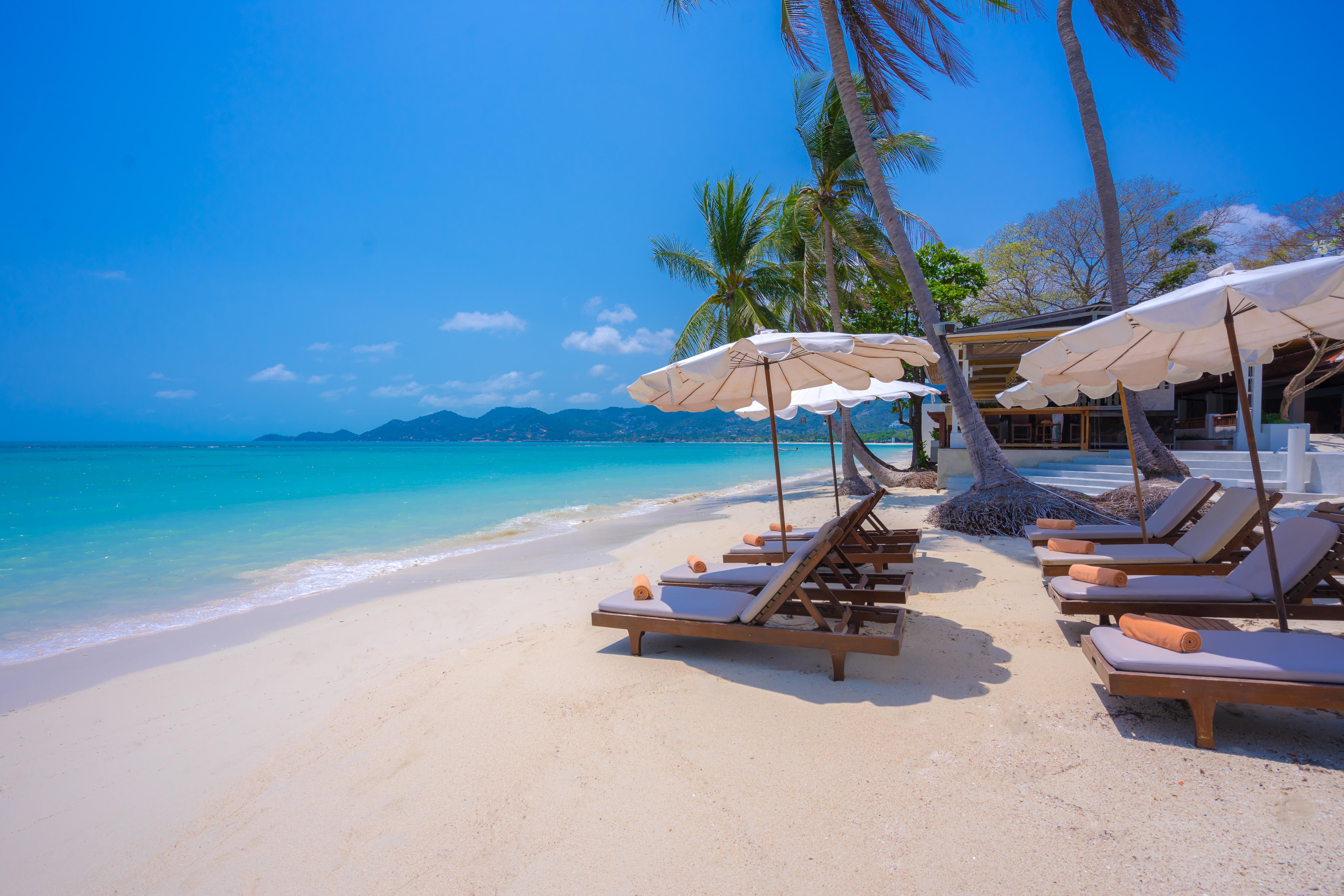 Chaweng Regent Beach Resort Exterior foto Beach at the resort